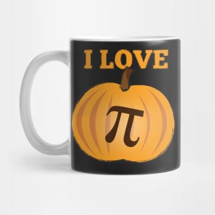 I Love Pumpkin Pi Mug